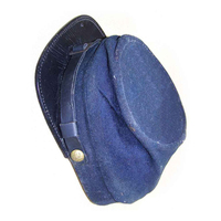 Gorra Kepi Clásica Vintage Hecha a Medida con Logotipo Metálico Bordado, Cómoda, Suave y Ajustable