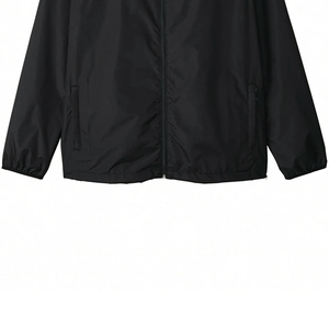 Breathable Eco-Friendly <b>Waterproof</b> <b>Thin</b> Stand Collar Unisex Windbreaker <b>Jacket</b> with Cartoon Print Front Logo OEM Service - Product Image 6