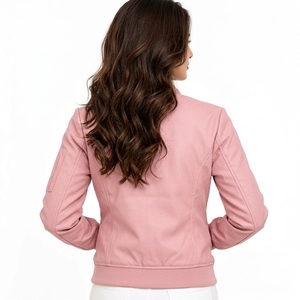 2026 <b>Women</b> Bomber Jackets <b>Windbreaker</b> Breathable Custom Logo Design Plus Sized <b>Women</b> Bomber Jacket OEM Service Best Selling - Product Image 5