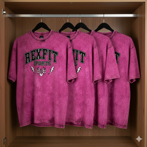 Camiseta con Lavado Ácido, Diseño Personalizado, Colección de Ropa de Verano, Suministro Directo de Fábrica, Impresión de Logotipo, Camiseta Unisex Extra Grande - Product Image 3