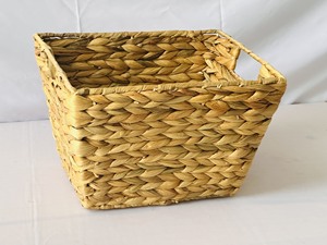 Handwoven Water Hyacinth Laundry Hamper With Lid Large Wicker Laundry <b>Basket</b> Eco Friendly <b>Storage</b> <b>Basket</b> With Handles - Product Image 4
