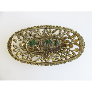 ชามเสิร์ฟทองเหลืองที่กำลังเป็นที่นิยมในวงการอุตสาหกรรม แสดงให้เห็นถึงความงดงามของงานโลหะทำมือ - Product Image 5