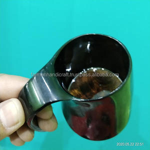 Chope à boire en corne de bœuf polie de qualité supérieure, faite à la main, style viking, 100-150 ml, au meilleur prix - Product Image 3