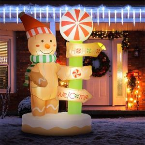 Christmas Snowman Inflatable Outdoor Holiday Yard Decorations for Festive Season - Product Image 1