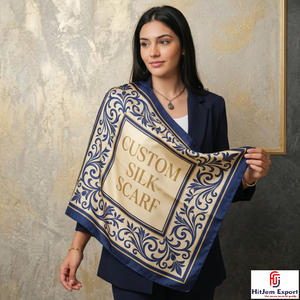 Pañuelo Hijab Largo Clásico Personalizado con Estampado, Chal de Tela Suave, Fabricante Textil de Moda OEM ODM al por Mayor - Product Image 4