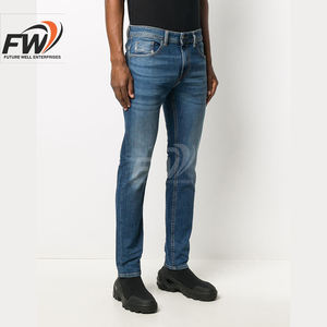Artículo en Oferta: Jeans para Hombre, Clásicos de Mezclilla con 5 Bolsillos, Cinturón, Transpirables, Cómodos, Fáciles de Cuidar, Elásticos, Precio al por Mayor - Product Image 3