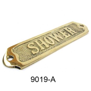 ป้ายโลหะทองเหลืองลายทะเลแบบวินเทจพิมพ์ลาย "กัปตัน" ของตกแต่งผนังและประตูหน้าขายส่ง - Product Image 2