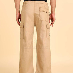 Pantalon Cargo Homme Léger en Coton Lavé avec Doublure Polaire – Meilleures Ventes Usine - Product Image 4