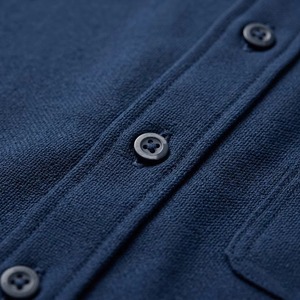 Nouvelle Collection Printemps-Automne 2026 – Chemise Décontractée Homme à Manches Longues en Polyester/Coton Perlé, Couleur Unie, Infroissable, Boutonnage Simple, Respirante - Product Image 5