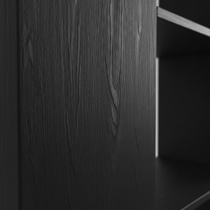 3-Shelf Eco-Friendly Modern Design Black Display Shelf Bookcase Storage Rack Shelving Unit Open Shelving Backless Bookshelf - Product Image 5