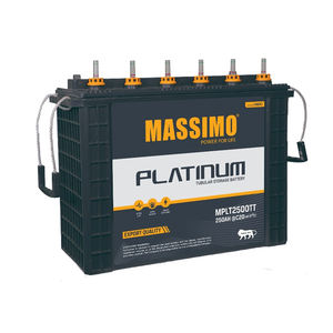 Batería de Plomo-Ácido Tubular de Alta Calidad MASSIMO 12V 250Ah para Almacenamiento de Energía, Venta Mundial para Compradores Mayoristas - Product Image 1