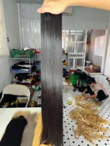 Hermosas extensiones de cabello liso de hueso Productos más vendidos Paquetes de cabello brillante, extensiones de cabello grueso de Vietnam, pelucas de cabello - Product Image 6