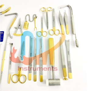 Juego de 39 Instrumentos Quirúrgicos de Rinoplastia Nasal Reutilizables de Acero Inoxidable de Grado Médico, Tijeras, Separador, Gancho para Cartílago, CE/ISO - Product Image 6