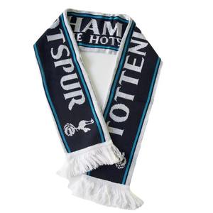 Custom Double-Sided Knitted Square Football Scarves National Team Jacquard Acrylic High Quality Lightweight Fan Supporters - Product Image 5