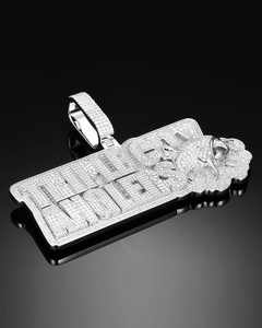 Hip Hop - Anillo Personalizado con Letra y Número, Chapado en Oro de Ley S925, con Moissanita VVS Brillante y Engaste de Garra, de Moda, Certificado - Product Image 3