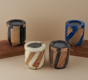 เตาเผาเครื่องหอม Evercrest Resinwood Ritual Burner พรีเมียม ทำด้วยไม้และอีพ็อกซี่อย่างประณีต สำหรับการทำสมาธิ การผ่อนคลาย และการปฏิบัติกรรมทางจิตวิญญาณ - Product Image 1