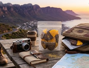 Premium dried mango with dark choco OEM <b>bitter</b> sweet snacks ready to eat B2B PET jars gifts wholesale or retail - Product Image 5