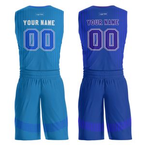 Custom Sublimated Basketball Uniform Teamname 00 V-Neck Sleeveless Moisture Wicking Mesh Jersey Shorts Set Unisex Adult - Product Image 2