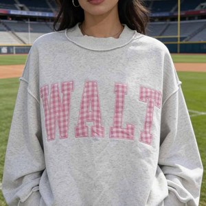 Sudadera de cuello alto de algodón OEM Hope para mujer, hombre, unisex, con estampado de lunares y letras griegas. - Product Image 3