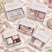 Boîte cadeau de luxe rigide personnalisée avec ruban et logo pour bijoux, cosmétiques et petits cadeaux