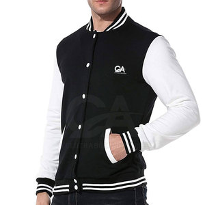 Chaqueta Letterman de Moda Urbana para Hombre, Tejido Suave, Diseño Casual, Perfecta para Uso Diario y Moda Urbana - Product Image 2
