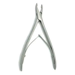 Rongeur à os manuel à double action 10x18mm en acier inoxydable, design droit et courbé, forceps chirurgical certifié CE - Product Image 2