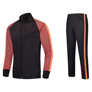 Ensemble de survêtement athlétique pour homme en polyester, tenue de jogging, ensemble de vêtements de sport pour la course et l'entraînement, fournisseur OEM - Product Image 4