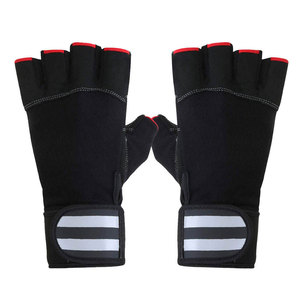 Weight Lifting Fitness Exercise Sports Gloves Unisex Half Finger Polyester Breathable Hand Protection Gym Gloves For Sale - Product Image 5