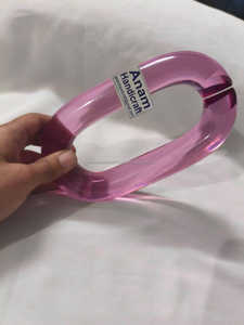 Décorations murales en chaîne acrylique modernes personnalisées, ornements en résine modernes faits à la main, suspendus pour la décoration intérieure, prêts pour le festival Diwali - Product Image 2