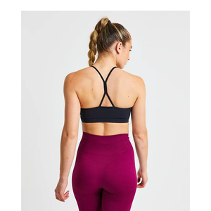 Women Sports Bra Racerback Fitness Crop Top Athletic Gym Workout Wear Custom Logo Color Size OEM ODM Wholesale Manufacturer - Product Image 1
