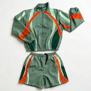 Conjunto Deportivo de Alta Gama Personalizado para Hombre, Chaqueta Cortavientos Ligera y Ecológica de Poliéster, Resistente al Agua - Product Image 1