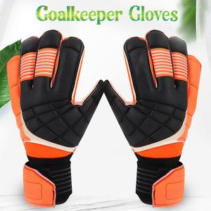Guantes de Portero de Fútbol Personalizados, Dedos Completos, Blancos con Estampado Negro, Cierre de Tirón, Unisex, Transpirables, Antideslizantes - Product Image 3