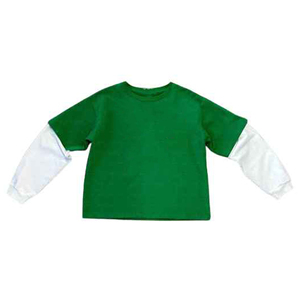 เสื้อเชิ้ตแขนสองชั้น ผ้าถัก ทอแบบสองสี ปลายแขนเสื้อแบบริบ ทรงลำลอง ใส่สบาย แห้งเร็ว คุณภาพสูง เสื้อเชิ้ตผู้ชาย - Product Image 1