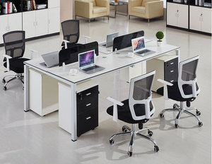 Estación <span class=keywords><strong>de</strong></span> Trabajo en Grupo, Escritorio <span class=keywords><strong>de</strong></span> <span class=keywords><strong>Coworking</strong></span>, Estaciones <span class=keywords><strong>de</strong></span> Trabajo <span class=keywords><strong>de</strong></span> <span class=keywords><strong>Oficina</strong></span>, Sistema <span class=keywords><strong>de</strong></span> <span class=keywords><strong>Muebles</strong></span> para Estaciones <span class=keywords><strong>de</strong></span> Trabajo, Escritorio Compartido para 2, 4, 6, 8 Personas - Product Image 6