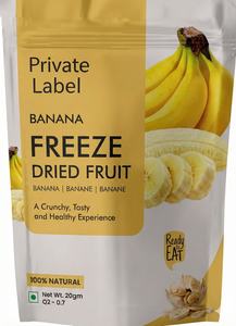 Bananes Entières Lyophilisées Sucrées Croustillantes Super Délicieuses Vente en Gros Emballage Sous Vide - Product Image 6