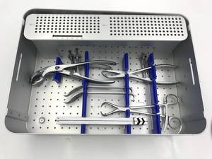 Juego de Instrumentos Quirúrgicos Ortopédicos, Kit de Taladro para Huesos de Acero Inoxidable, Herramientas para Cirugía Espinal, Bandeja para Uso Hospitalario - Product Image 2