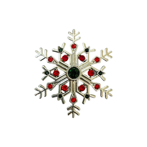 โลโก้แบบกำหนดเอง ซานต้า เกล็ดหิมะ ระฆังโลหะ ของที่ระลึกวันหยุด โรงงานผลิตของตกแต่งคริสต์มาสสำหรับติดตู้เย็น ตกแต่งบ้านและห้องครัว พร้อมตัวอักษร - Product Image 6