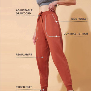 Custom <b>Women</b> <b>Straight</b> <b>Leg</b> <b>Jogger</b> Pants Premium Cotton Casual Wear Wholesale Supplier OEM ODM - Product Image 5