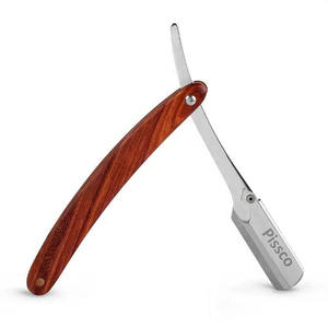 มีดโกนหนวดแบบพับได้ ใบมีดสแตนเลส สำหรับโกนหนวดแบบแมนนวล  ใบมีดตรง ปลอดภัย - Product Image 2