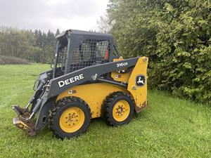 Chargeuse compacte sur pneus John Deere d'occasion de haute qualité, chargeuse frontale à grande capacité de chargement, multifonction, avec moteur et boîte de vitesses Cat-Core - Product Image 3