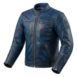 Performance Grade Men's Long Canvas Leather Racing Armor Motorbike <b>Jacket</b> Professional Biker Safety Clothing - Product Image 2