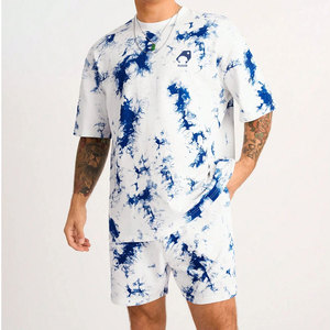 Factory Manufacture Summer Tie Dye <b>Shorts</b> <b>Set</b> For Sale Best Quality Cotton Made Tie Dye <b>Shorts</b> <b>Set</b> - Product Image 1