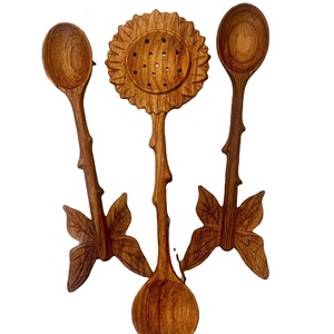Wooden Butterfly <b>Spoon</b> Factory Direct Vietnam Natural Wood Material For Cooking <b>Serving</b> Kitchen Tool Custom Engraved Logo - Product Image 1