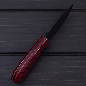 Couteau de chasse artisanal à lame fixe, revêtement noir, couteau de survie, couteau à dépecer, couteau de camping extérieur, vente en gros aux fabricants aux États-Unis - Product Image 4