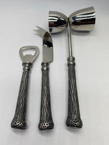 Juego de herramientas de barra de diseño clásico, accesorios de cóctel de metal duradero, ideal para catering, clubes, eventos y fiestas. - Product Image 4