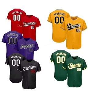 Camiseta Deportiva de Béisbol Unisex de Alta Calidad al por Mayor, Bordada, 100% Poliéster, de Secado Rápido, Camisetas de Béisbol de Todos los Equipos de América - Product Image 6