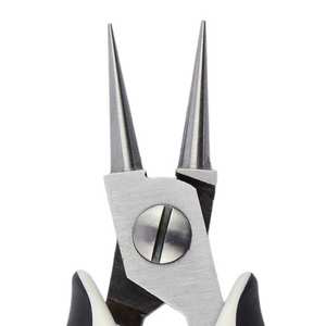 Pince à bec rond professionnel 115 mm en acier inoxydable de haute qualité pour la fabrication de bijoux de précision, vente en gros OEM - Product Image 2