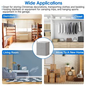 Paquete de 4 Organizadores de Armario Plegables de Tela No Tejida, Cestas de Almacenamiento para una Organización Eficaz de la Ropa - Product Image 5