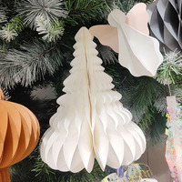 CE-8P054 Decoración Navideña de Papel Impreso Offset para Mesa Interior, 12 Pulgadas (30 cm) de Altura, Origen Taiwán