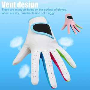 Gants de golf en cuir personnalisés de qualité supérieure pour les sports de plein air unisexes, légers, respirants, taille et couleur personnalisées - Product Image 5